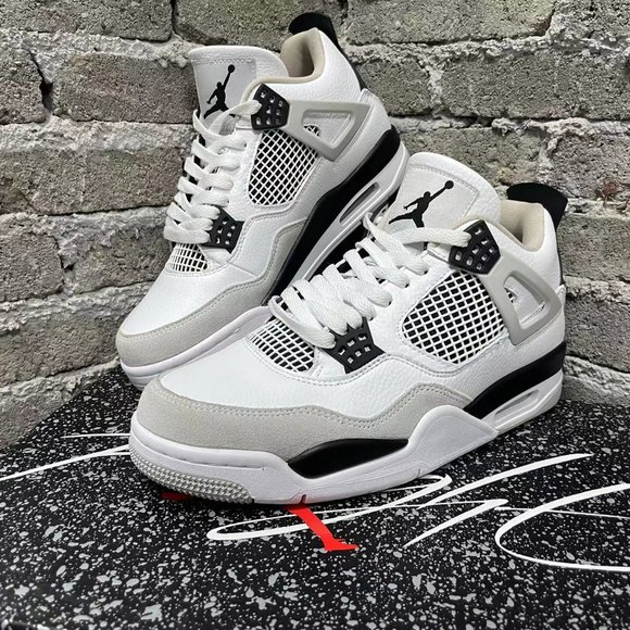 Nike Air Jordan 4 White Cement 2012 Men\'s Sneakers